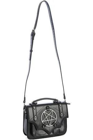Banned Retro Schultertasche Moloch Pentagram, Verstellbarer Schultergurt - Verkäufer: Schompi Trading e.K.