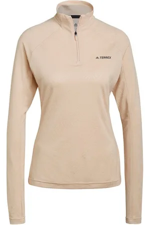 adidas Langarmshirt Damen Langarmshirt TraceRocker 1/2 zip Longsleeve - Verkäufer: CORTEXPOWER