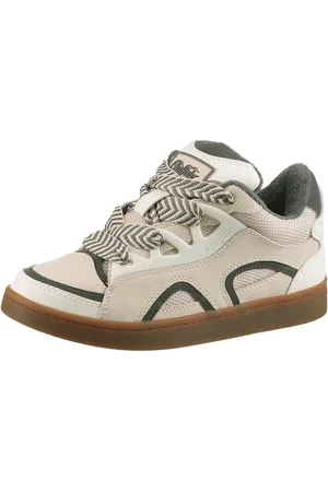 Buffalo LIBERTY SKATE Sneaker Basket-Sneaker, Freizeitschuh, Skate-Schuh mit honigfarbener Laufsohle
