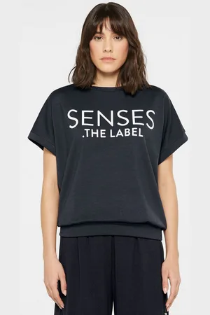 SENSES THE LABEL Sweater mit Fledermausärmeln