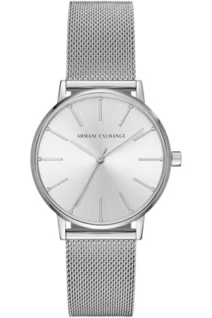 Armani Exchange Quarzuhr AX5535, Armbanduhr, Damenuhr, analog, Edelstahlarmband