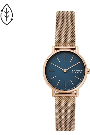 Skagen Quarzuhr SIGNATUR LILLE SKW2837, Armbanduhr, Damenuhr, analog, Edelstahlarmband