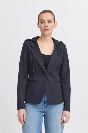Ichi Jackenblazer IHKATE modischer Blazer mit Kapuze - Verkäufer: meinemarkenmode