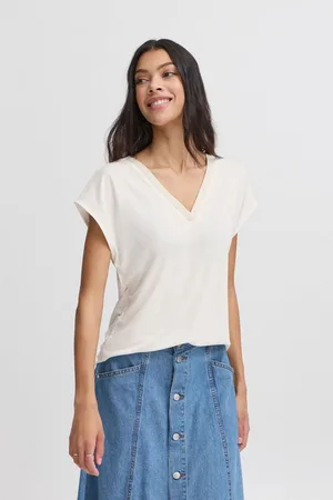 B YOUNG V-Shirt BYPERL Stylisches T-Shirt - Verkäufer: meinemarkenmode