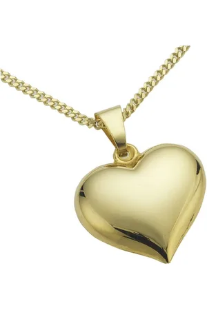 ELLEN K. Kette mit Anhänger Gold 333 Motiv Herz
