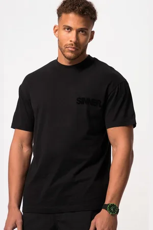 STHUGE T-Shirt T-Shirt Halbarm oversized Flock-Print - Verkäufer: Popken Fashion Group