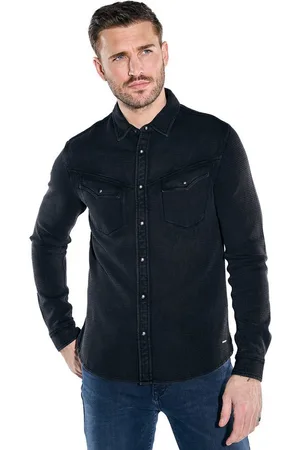EMILIO ADANI Langarm-Poloshirt Overshirt strukturiert - Verkäufer: engbers