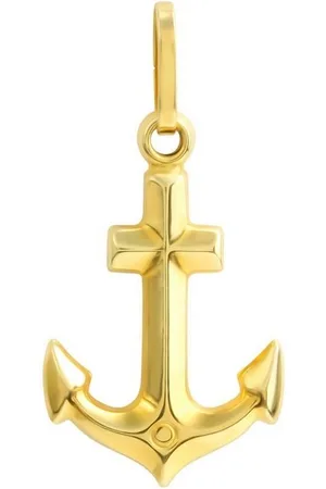 vivance collection Kettenanhänger 333 Gelbgold Motiv Anker