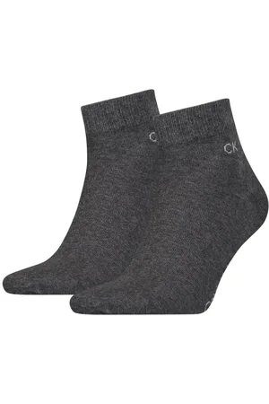 Calvin Klein Kurzsocken CK MEN QUARTER 2P (2 Paar) Mit kleinem Rippenbündchen