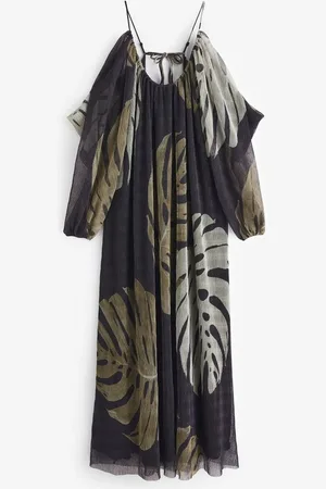 Next Maxikleid Maxi-Trägerkleid aus Mesh in Knitteroptik (1-tlg) - Verkäufer: Germany GmbH