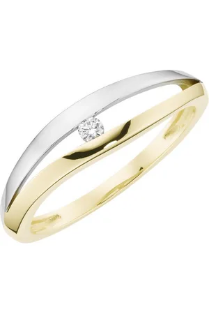 Luigi Merano Diamantring mit Brillant, Gelbgold 585