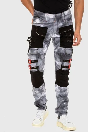 Cipo & Baxx Cargojeans Hose im Bikerstyle