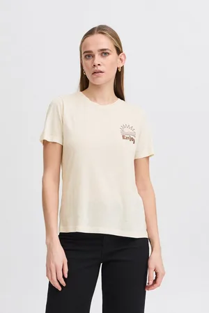 Ichi Rundhalsshirt IHOHANA T-Shirt mit Print - Verkäufer: meinemarkenmode