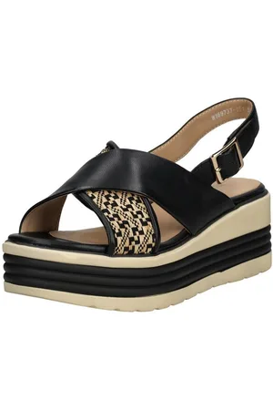 Regarde le ciel Sandalen Leder/Textil Keilsandalette - Verkäufer: S4S Commerce