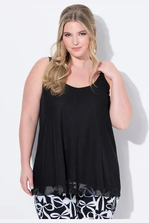 Miamoda Longtop Top A-Linie Mesh - Verkäufer: Popken Fashion Group