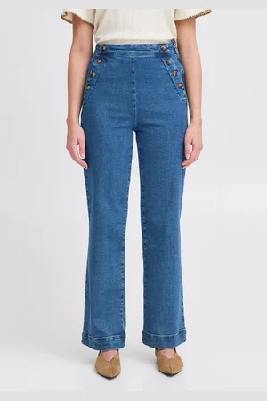 Atelier Rêve Straight-Jeans IRHARPER modische Jeans mit Knöpfen - Verkäufer: meinemarkenmode