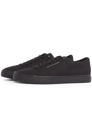 Tommy Hilfiger TH HI VULC LOW CORE CANVAS Sneaker, Freizeitschuh, Halbschuh, Schnürer mit weich gepolstertem Schaftrand