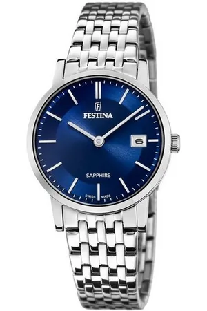 Festina Quarzuhr F20019/2 Damen-Uhr Swiss Made Analog Quarz Edelstahl-Armband - Verkäufer: Karat24