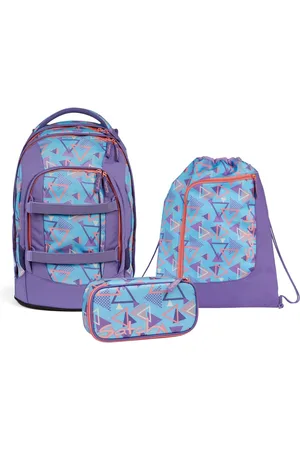 Satch Schulranzen Schulrucksack-Set PACK 80s Dance 3-teilig, Kollektion 2024 (3-teilig), Laptop-Fach, Your-Size-System, Schulranzen - Verkäufer: DSBO