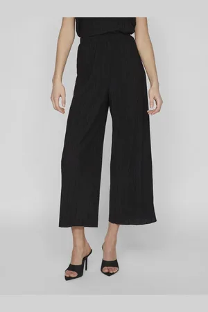 VILA Schlupfhose VIPLISA HW CULOTTE PANTS - NOOS plissierte Optik
