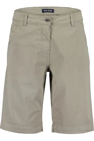 Blue Seven Bermudas Damen Shorts Unifarben - Kurze Hose mit Knopf und Reißverschluss - Verkäufer: tomBrook GmbH