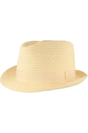 Fiebig Strohhut Papier Trilby mit Ripsband rollbar - Verkäufer: Hut-Breiter München - Hutmacher seit 1863