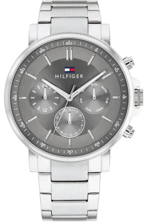 Tommy Hilfiger Multifunktionsuhr TYSON 1710604, Quarzuhr, Armbanduhr, Herrenuhr, Edelstahlarmband, analog, Tag
