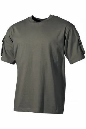 MFH T-Shirt US T-Shirt mit Ärmeltaschen und Rundhals. - Verkäufer: DaGecko