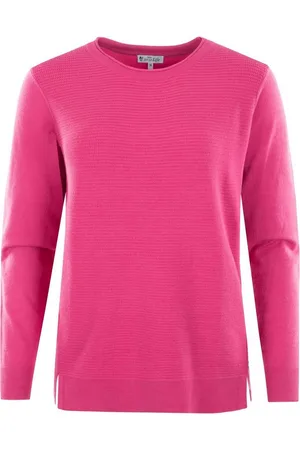 HAJO Rundhalspullover Pullover Vorderteil mit Strukturstrick - Verkäufer: Mode