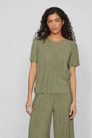 VILA Kurzarmshirt VIPLISA O-NECK S/S TOP - NOOS