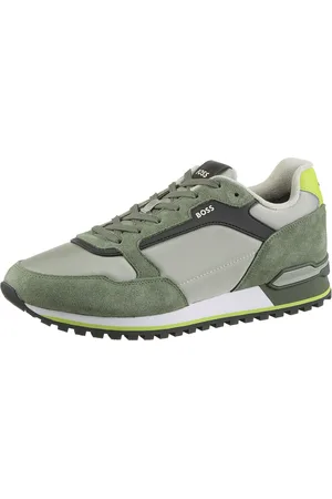 HUGO BOSS Parkour-L Sneaker, Freizeitschuh, Halbschuh, Schnürschuh mit Profilsohle