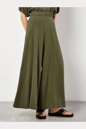 Apricot Palazzohose Linen Mix Palazzo Trousers, mit elastischem Bund - Verkäufer: