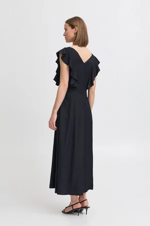 B YOUNG Midikleid BYHINALA Elegantes Kleid - Verkäufer: meinemarkenmode