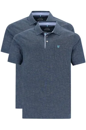 HAJO Poloshirt 2er Pack Stay Fresh (Spar-Set, 2-tlg) Poloshirt - Baumwolle - Atmungsaktiv - Bügelfrei und atmungsaktiv - Verkäufer: simply4you