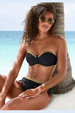 Lascana Bikini-Hose Elodie mit trendigem Materialeinsatz