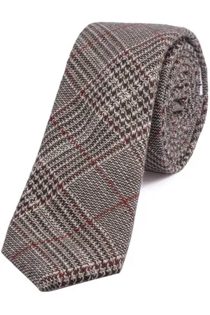 DonDon Krawatte Herren Krawatte 6 cm einfarbig kariert und gepunktet meliert (Packung, 1-St) Veranstaltungen - Verkäufer: urban-styles