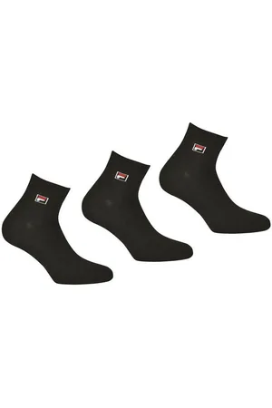 Fila Kurzsocken (3er Pack) mit eingestrickem Logo