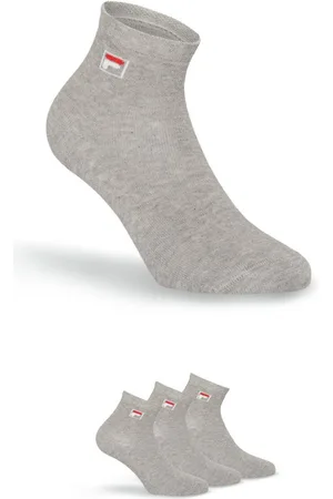 Fila Kurzsocken (3er Pack) mit eingestrickem Logo
