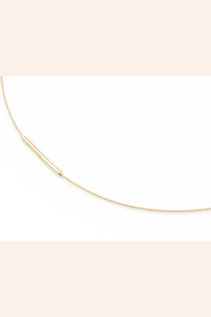 Boccia Halsreif Collier Edelstahl goldfarben Ø 0,8 mm 0802-0245 - Verkäufer: Schmuck-Uhren-Trends