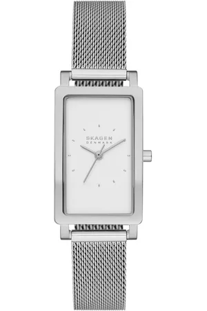 Skagen Quarzuhr HAGEN MICRO SKW3096, Armbanduhr, Damenuhr, Edelstahlarmband, analog