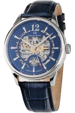 CARL VON ZEYTEN Automatikuhr CVZ0080BLS Herrenuhr Schramberg Automatik 42mm 5ATM CVZ0080BLS Herrenuhr Schramberg Automatik 42mm 5ATM - Verkäufer: Timeshop24