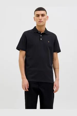 JACK & JONES Poloshirt JJEPAULOS POLO SS NOOS mit Logo Stickerei