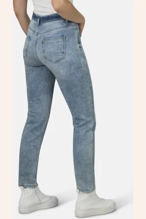 Stooker Women 5-Pocket-Jeans Jogg Edition DAVOS Boyfrienjeans Casual Clean Wash Denim Jeans für Damen