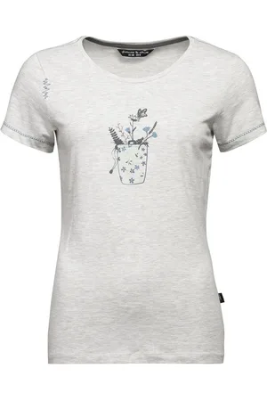 Chillaz T-Shirt Saile Chalkbag Flower light grey melange - Verkäufer: Schuhe und Sport Klausmann