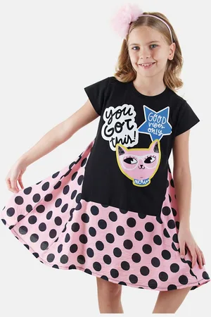 Denokids Sommerkleid Cool Kitty mit Kätzchen-Design