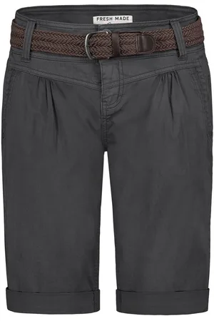 Fresh Made Bermudas Sommerliche Bermuda Shorts mit geflochtenem Gürtel Bermuda Shorts - Verkäufer: ARIZONAS