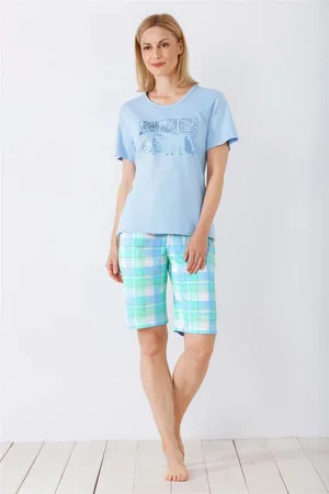 HAJO 5-Pocket-Hose Damen Shorty-Schlafanzug, Premium Cotton - Verkäufer: Mode