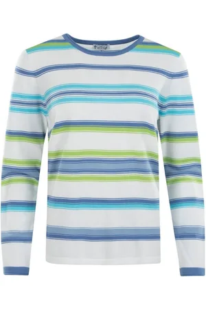 HAJO Rundhalspullover Damen Pullover, Feinstrick, Streifenlook - Verkäufer: Mode