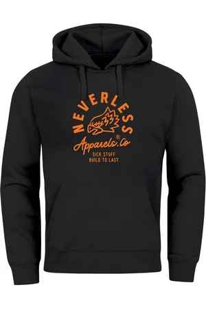 Neverless Hoodie Hoodie Herren Adler Print Aufdruck Eagle Motiv Schrift - Verkäufer: Akowi