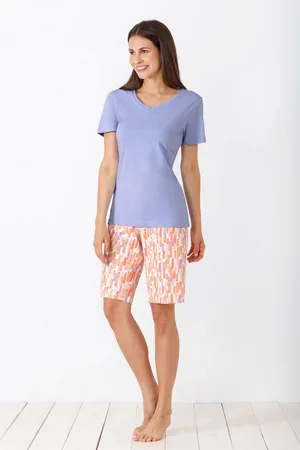 HAJO 5-Pocket-Hose Damen Shorty-Schlafanzug, Klima-Komfort - Verkäufer: Mode